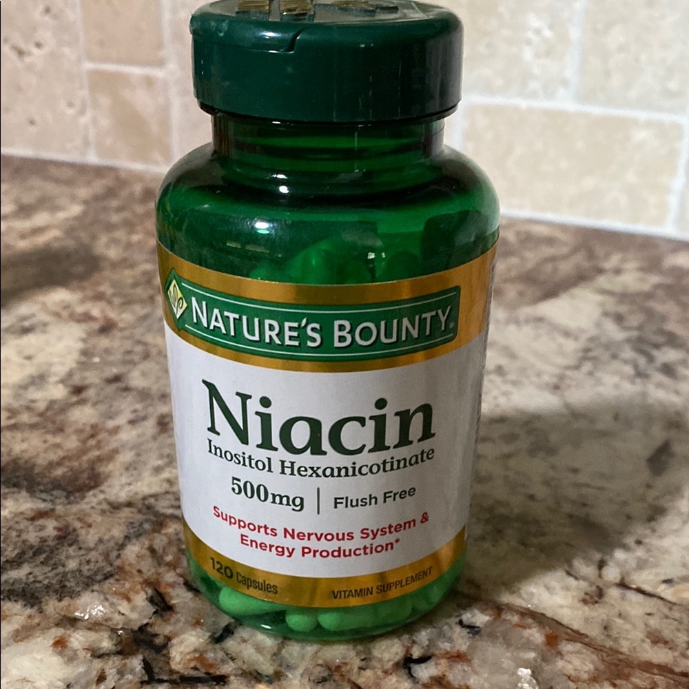 Nature's Bounty Niacin 500mg Supplement